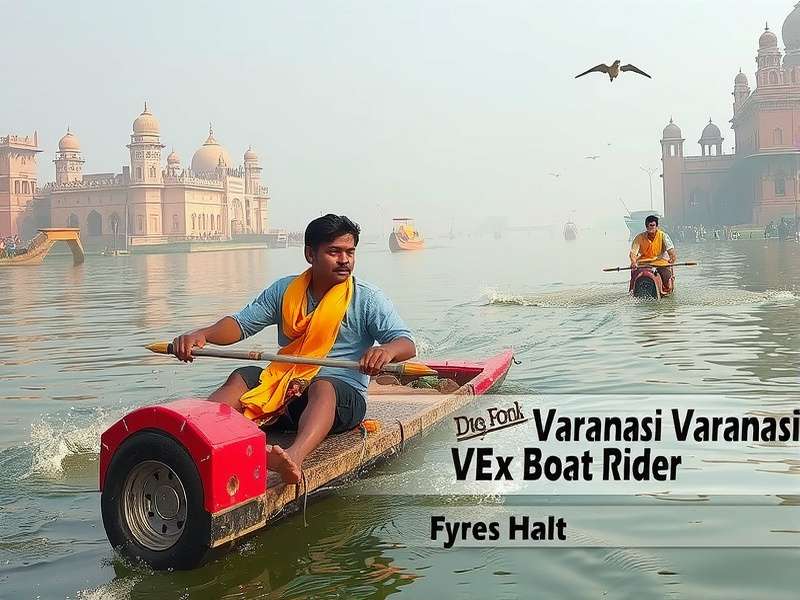 Varanasi Vex Boat Rider Game Cover
